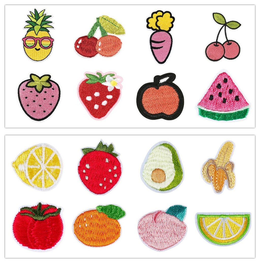 Phone Accessories Pictures - 10 Pcs Fruit Mini Size Embroidery