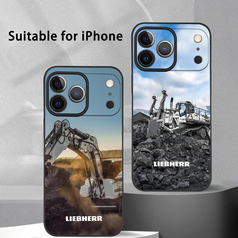 Phone Accessories Brand - Cool Brand L-Liebherr Excavator Phone Case
