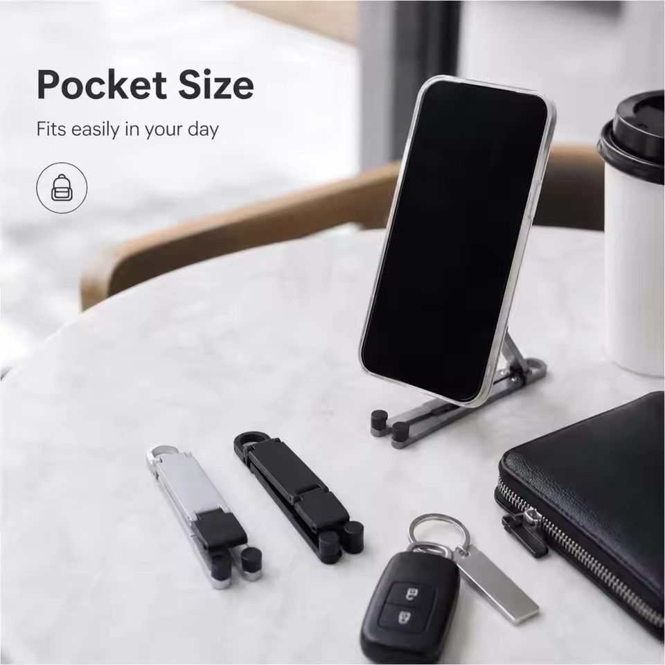 Foldable Keychain Phone Stand  - đánh giá và giá Phone Accessories Holder