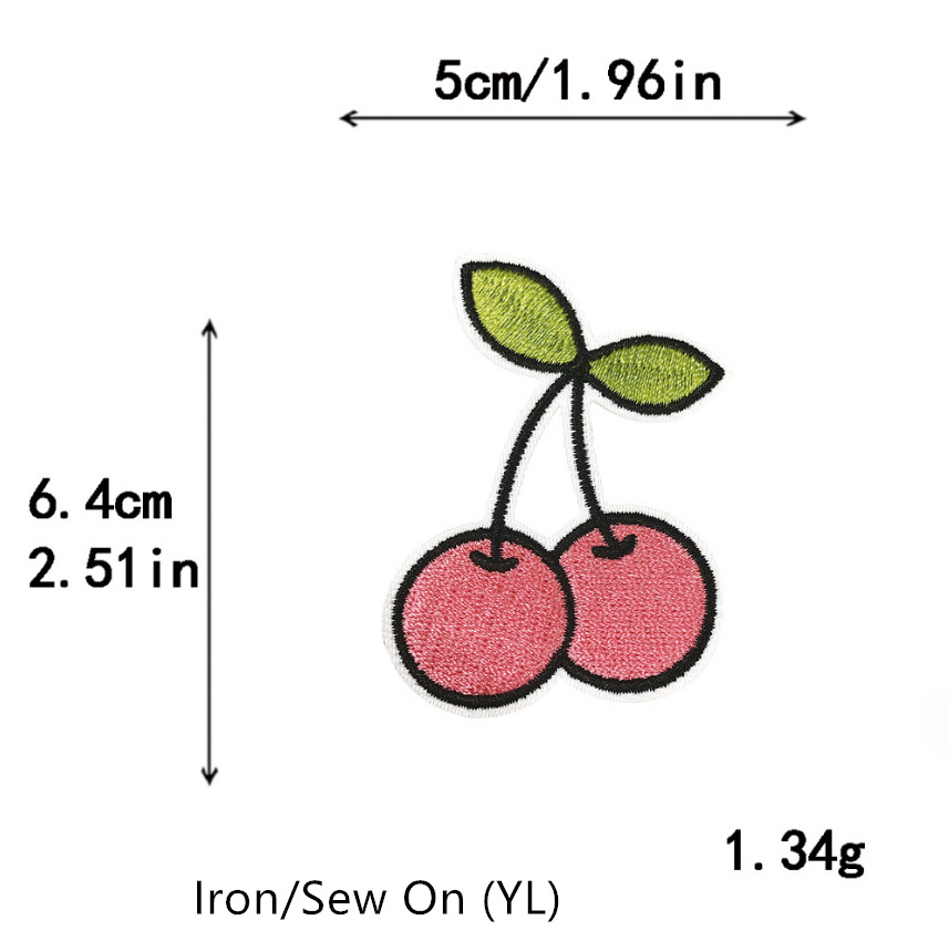 10 Pcs Fruit Mini Size Embroid - đánh giá và giá Phone Accessories Pictures