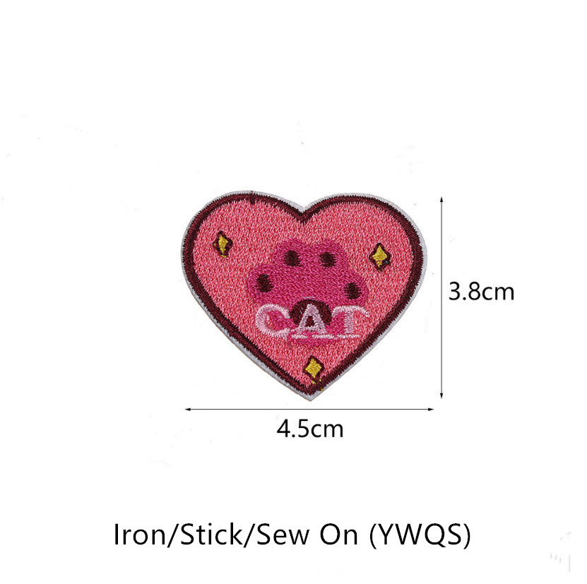 10 Pcs Stick Iron Heart Embroi - đánh giá và giá Phone Accessories Pictures