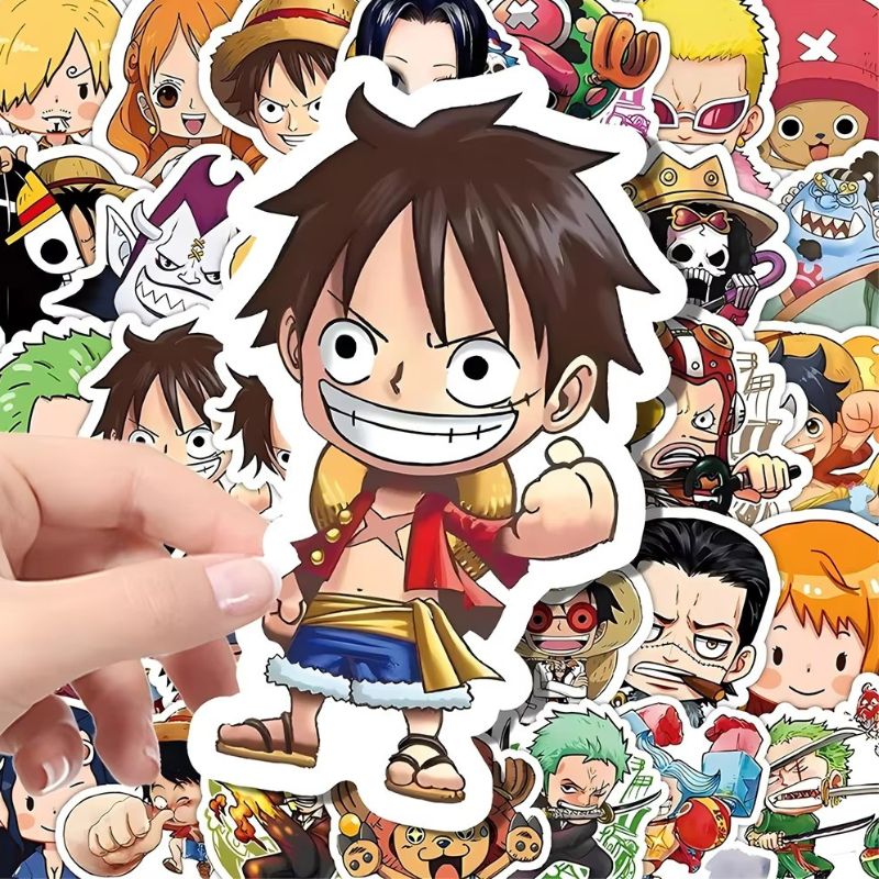 One Piece Cute Cartoon Sticker - đánh giá và giá Qq Phone Accessories