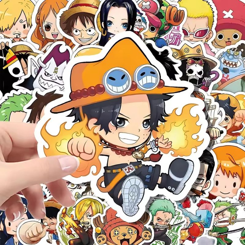 One Piece Cute Cartoon Sticker - đánh giá và giá Qq Phone Accessories