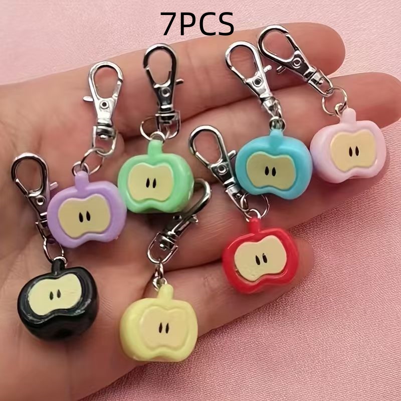 7pcs resin simulated Apple key - đánh giá và giá Phone Accessories Keychain
