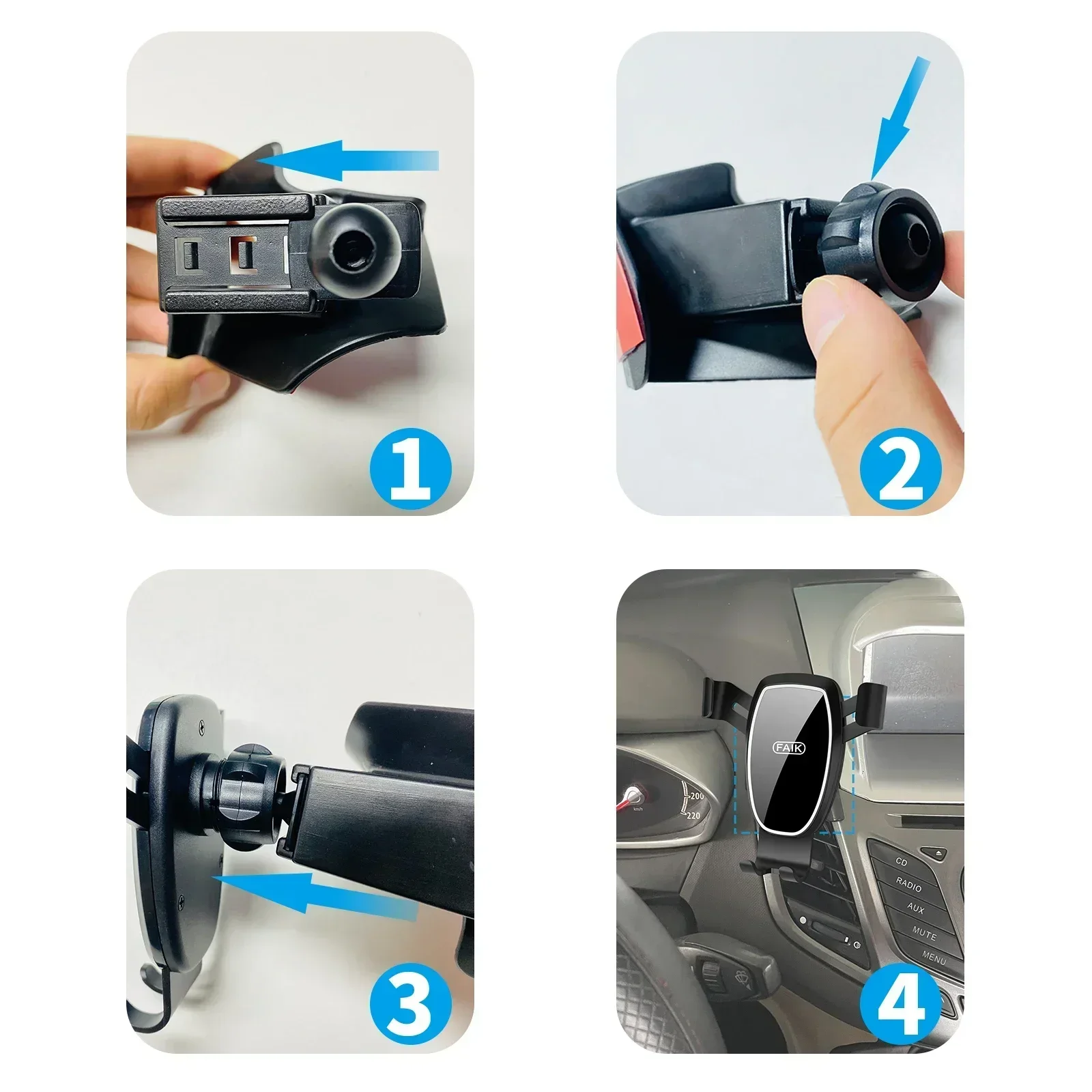 Car Mobile Phone Holder for Ch - đánh giá và giá Qq Phone Accessories
