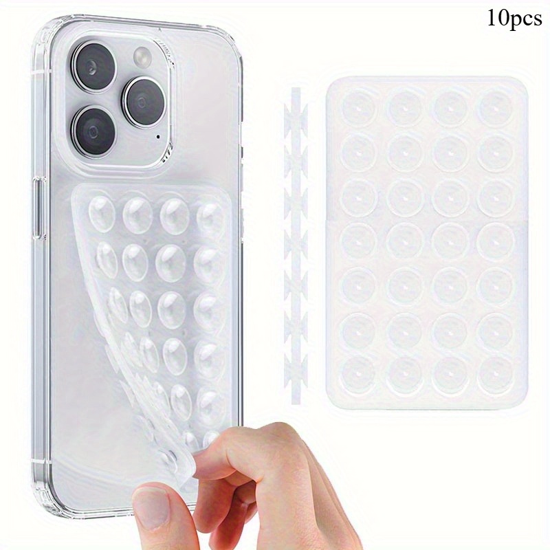 10Pcs Double-Sided Silicone Su - đánh giá và giá Phone Accessories Holder