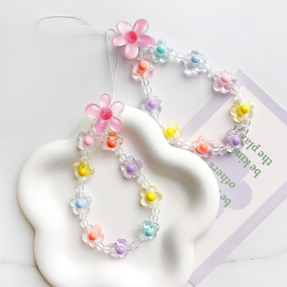 Colorful Sun Flower Beads Mobi - đánh giá và giá Phone Accessories Keychain