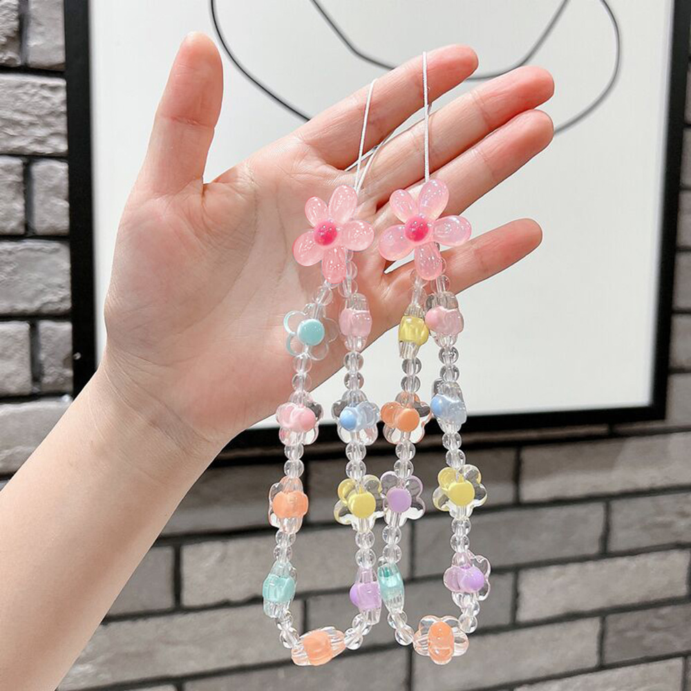 Colorful Sun Flower Beads Mobi - đánh giá và giá Phone Accessories Keychain