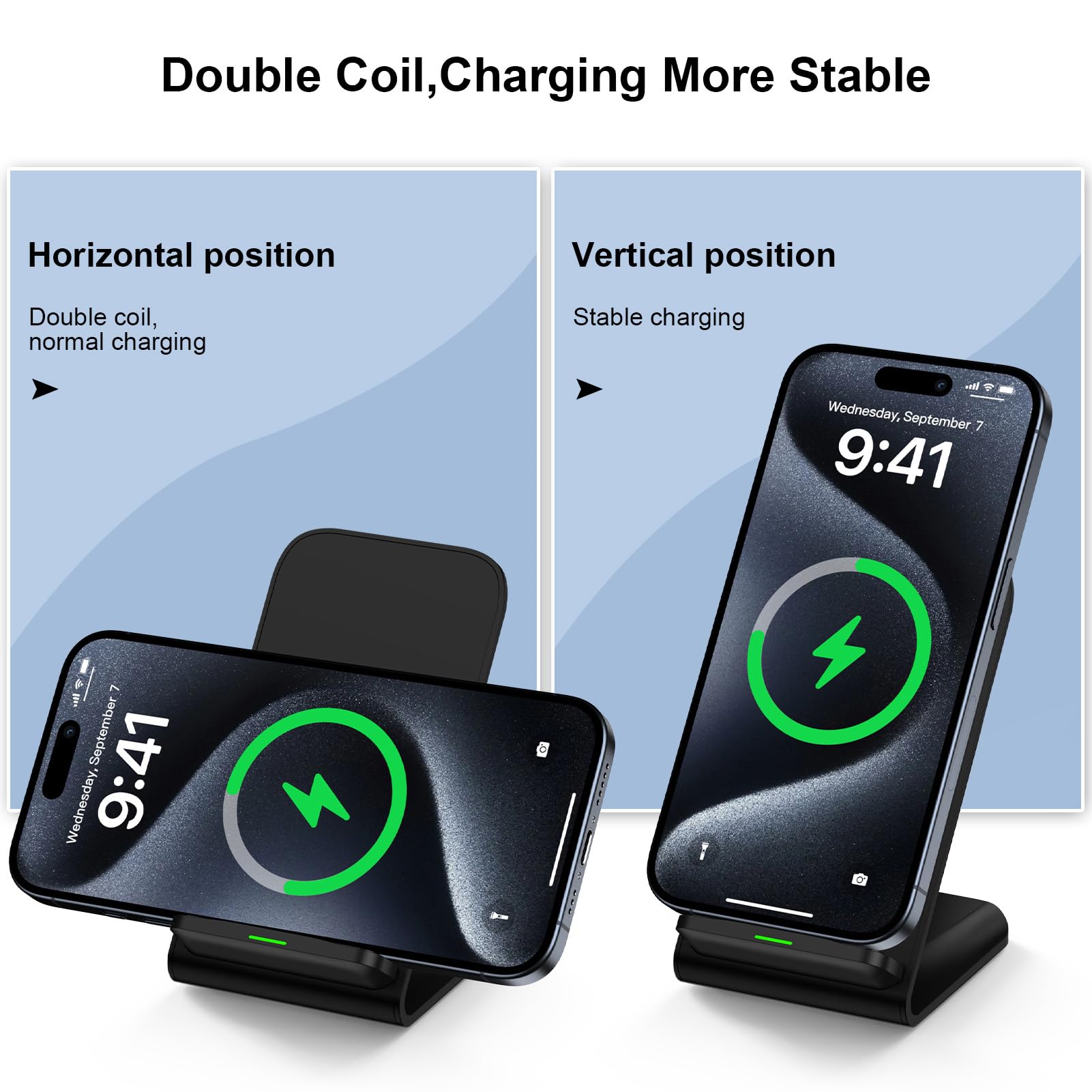 15W Wireless Charger Phone Hol - đánh giá và giá Phone Accessories Android