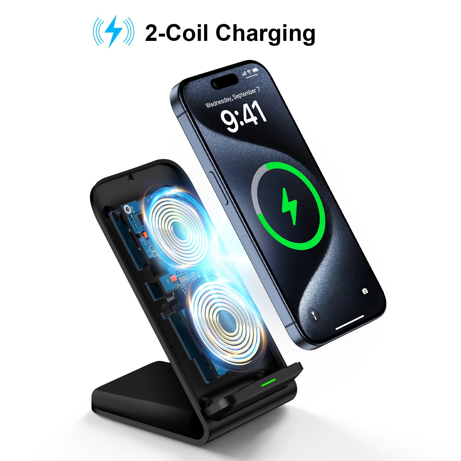 15W Wireless Charger Phone Hol - đánh giá và giá Phone Accessories Android