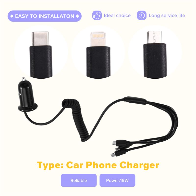 Car Adapter Accessories 3 Inte - đánh giá và giá Phone Accessories Android